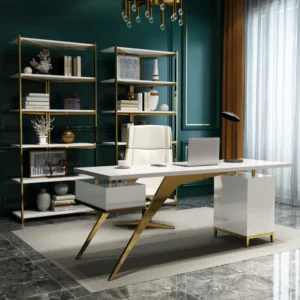 Natural wood manager desk 70 x 200 cm - PIO66