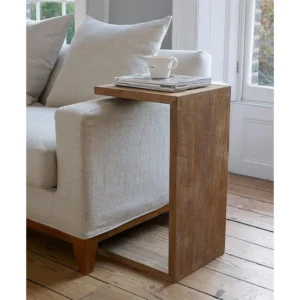 Azizi Wood Side Table 40×30 cm - DOR154