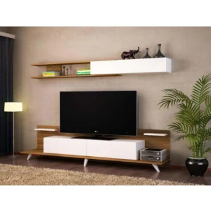 TV table with wall shelve - LOG274