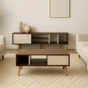 TV table with coffee table - WM46