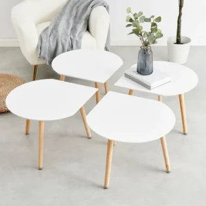Side tables set 100 x 100 cm - 4 pieces - SHAM115