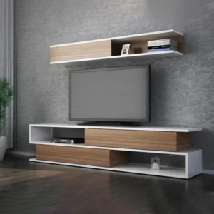 TV table with shelves 35×160 cm - NAG97